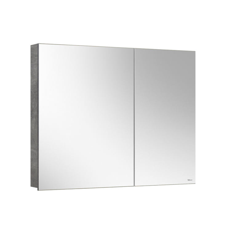 Зеркало-шкаф Belux Стокгольм 90 бетон чикаго светло-серый
