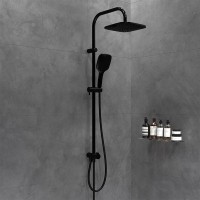 Душевой комплект Смеситель Damixa Scandinavian Pure 361000300 + Стойка Eclipse 931000300