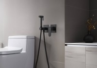 Гигиенический душ AQUATEK Оберон AQ1220MB со смесителем, С ВНУТРЕННЕЙ ЧАСТЬЮ, матовый черный