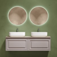 Мебель для ванной комнаты Sancos Very 140 doha soft, столешница бежевая TT140A2X, раковина CN5043