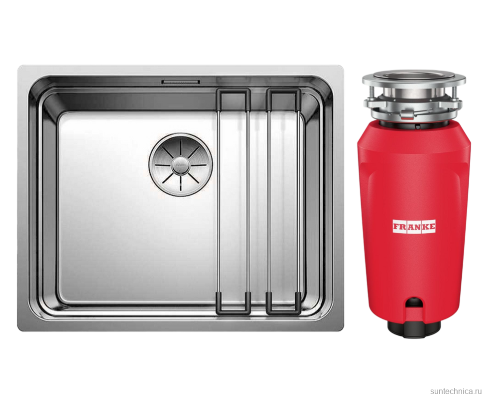 Комплект Мойка Blanco Etagon 500-U + Измельчитель Franke