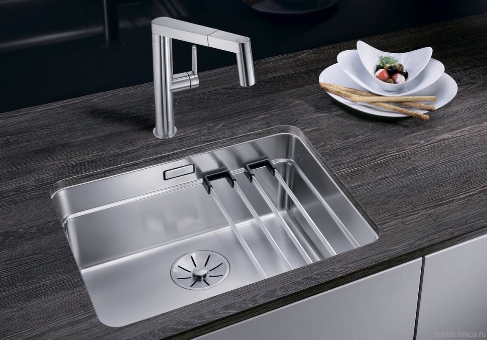 Комплект Мойка Blanco Etagon 500-U + Измельчитель Franke