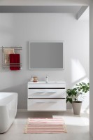 Мебель для ванной комнаты Aquanet Августа 100 белый глянец