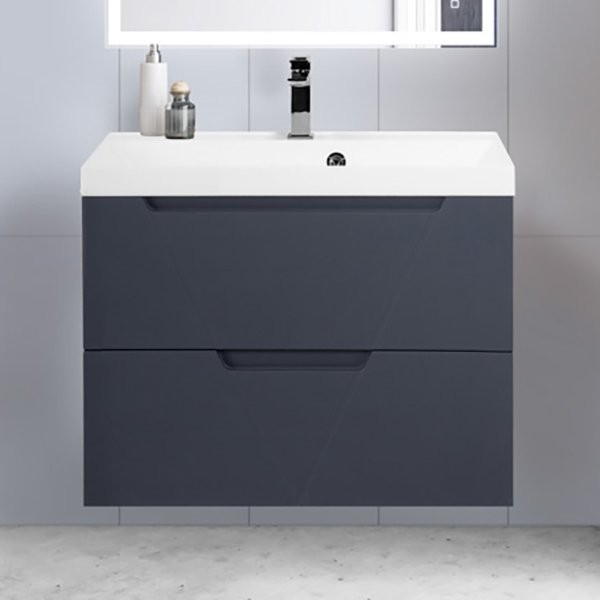 Тумба с раковиной BelBagno Vittoria 70 подвесная, grigio opaco