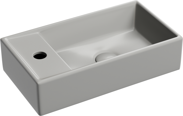 Раковина маленькая в туалет Ceramicanova Element CN6051RMH антрацит матовый