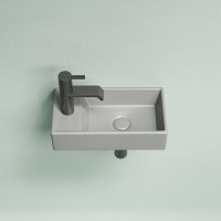 Раковина маленькая в туалет Ceramicanova Element CN6051RMH антрацит матовый