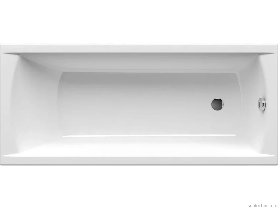 Акриловая ванна Ravak Classic C531000000 без опоры 160x70 см, пристенная, белая