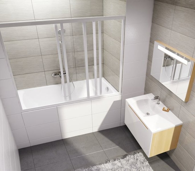 Акриловая ванна Ravak Classic C531000000 без опоры 160x70 см, пристенная, белая