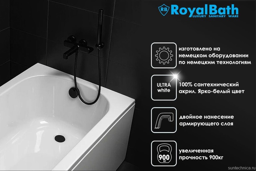 Акриловая ванна Royal Bath Shakespeare Shakespeare RB652100K-L 170x115 см, угловая, левая, пристенная, белая, асимметричная, для двоих, со сливом-переливом, 170 см с каркасом + слив-перелив