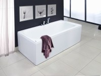 Акриловая ванна Royal Bath Accord 180x90 см, пристенная, белая, с каркасом
