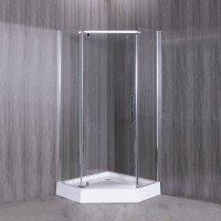 Душевой уголок Esbano ESR-8170 100х100 см, профиль хром