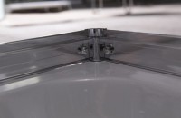 Душевой уголок Esbano ESR-8170 100х100 см, профиль хром