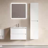 Тумба с раковиной Sancos Libra 70 белый глянец, раковина белая