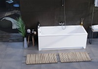 Акриловая ванна AQUATEK София 170x70 см, пристенная, белая, на ножках