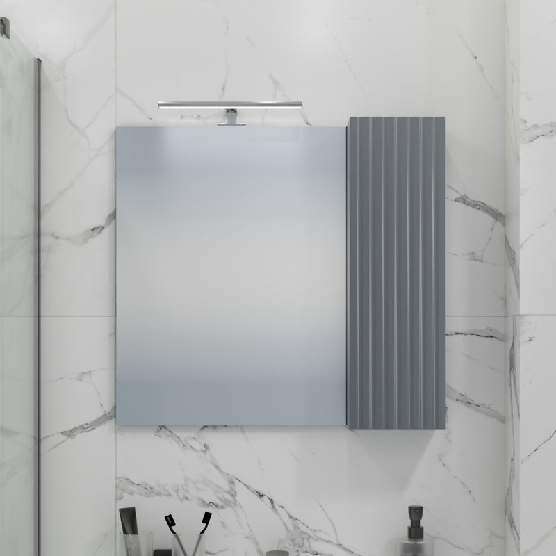 Зеркало СаНта Юпитер 70, графит матовый