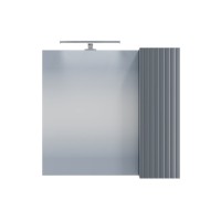 Зеркало СаНта Юпитер 70, графит матовый