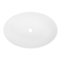 Накладная раковина Belux Джаз 54 матовая белая, овальная