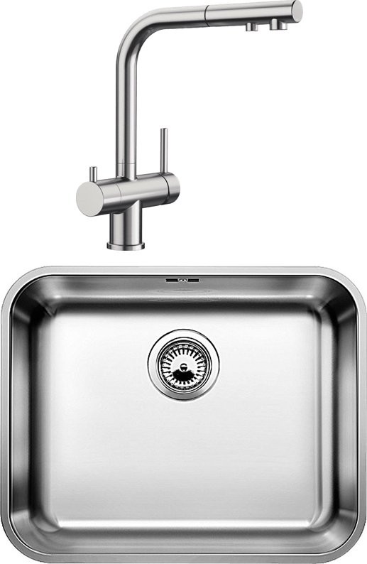 Комплект Мойка Blanco Supra 500-U + Смеситель Fontas-S II 525199
