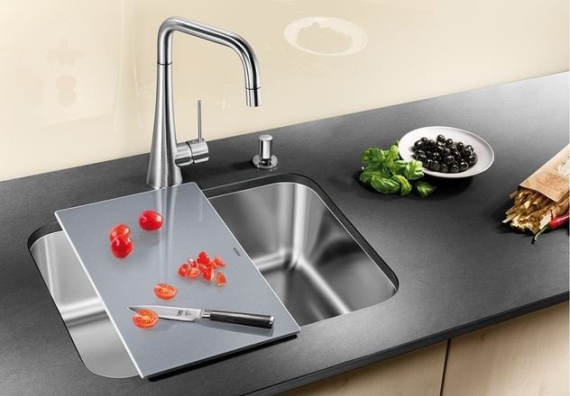 Комплект Мойка Blanco Supra 500-U + Смеситель Fontas-S II 525199