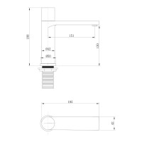 Смеситель для раковины Abber Rund AF8710SP сатин