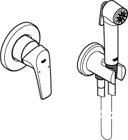 Гигиенический душ Grohe BauFlow 29328000 со смесителем, С ВНУТРЕННЕЙ ЧАСТЬЮ, хром