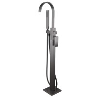 Напольный смеситель для ванны с душем Abber Wasserfall AF8615NG С ВНУТРЕННЕЙ ЧАСТЬЮ, никель