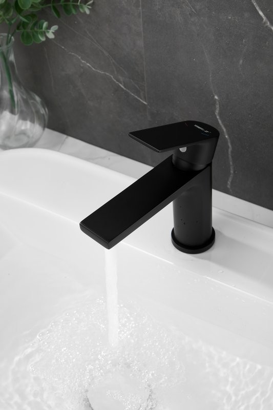 Смеситель для раковины BELZ B678 B10678-7 матовый черный