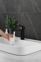 Смеситель для раковины BELZ B678 B10678-7 матовый черный