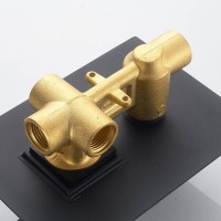 Душевая система встраиваемая Shevanik S4035H, черный