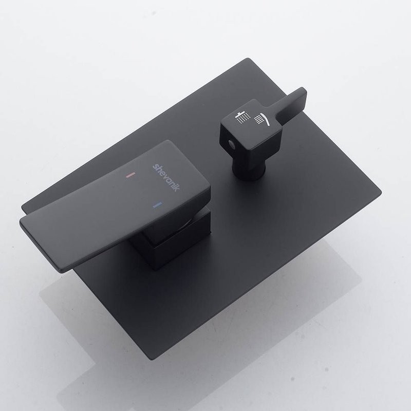 Душевая система встраиваемая Shevanik S4035H, черный