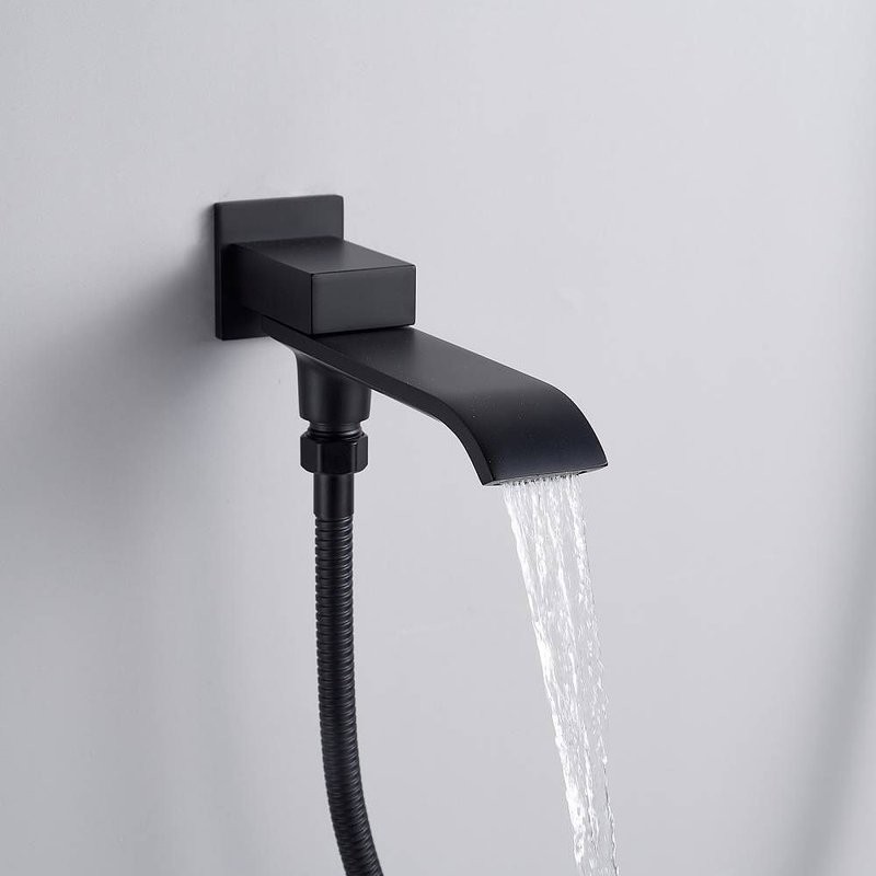 Душевая система встраиваемая Shevanik S4035H, черный