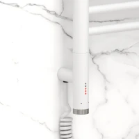 Полотенцесушитель электрический Сунержа Богема 3.1 30-6004-1040 110x45 см, подключение слева, матовый белый, лесенка