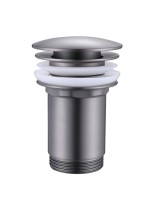 Донный клапан для раковины Abber AF0010NG с переливом, матовый никель