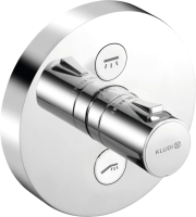 Термостатический смеситель встраиваемый Kludi Push 389120538 С ВНУТРЕННЕЙ ЧАСТЬЮ