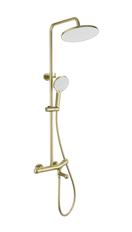 Душевая стойка Wonzon & Woghand WW-B3057-A-BG брашированное золото