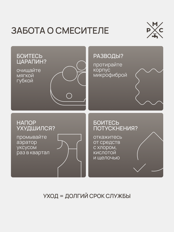 Душевая стойка РМС PL7 PL7СН-009DK хром