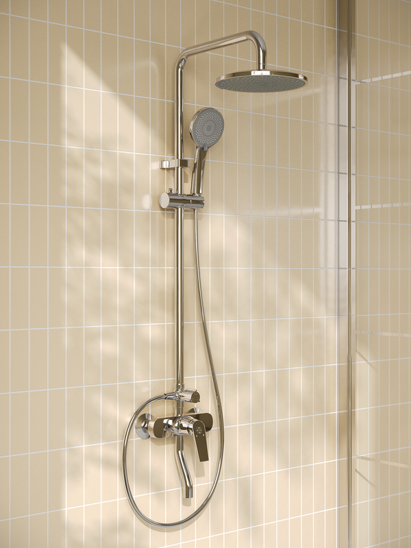 Душевая стойка РМС PL7 PL7СН-009DK хром