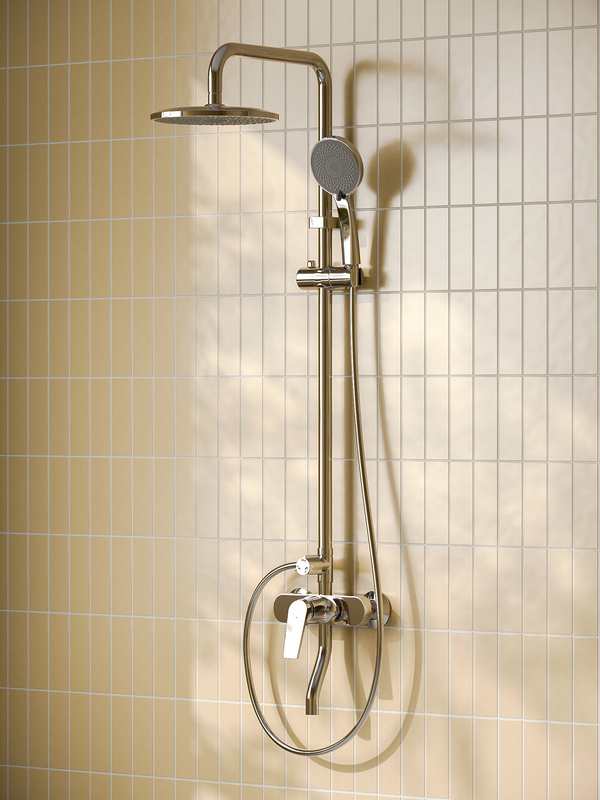 Душевая стойка РМС PL7 PL7СН-009DK хром