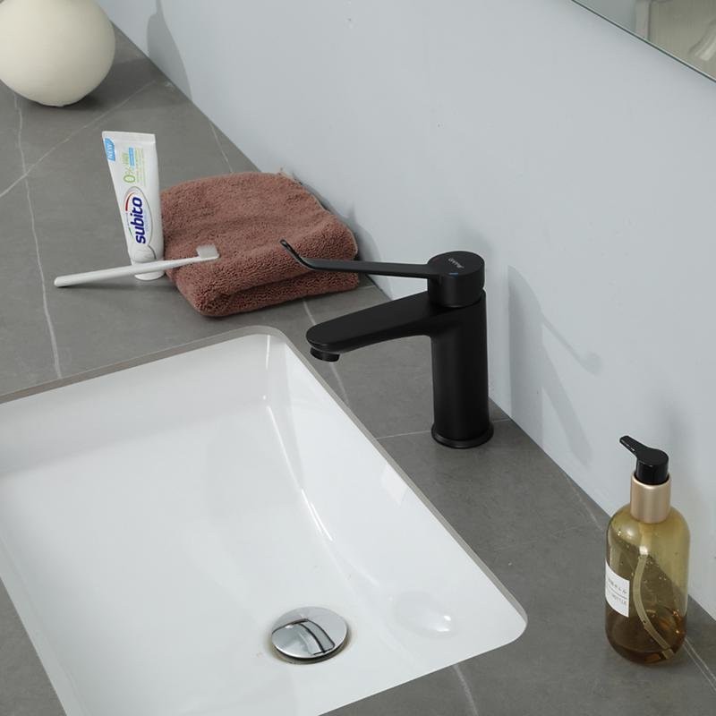 Смеситель для раковины Gappo G21-6 G1021-6 черный