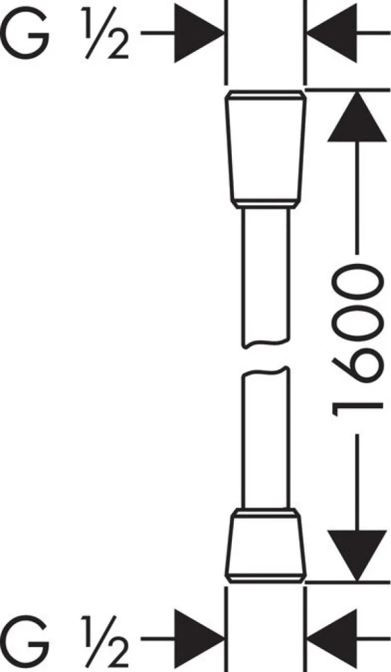 Душевой комплект Смеситель для душа Hansgrohe Vernis Blend 71640000 хром + Гарнитур Croma Select E 26592400