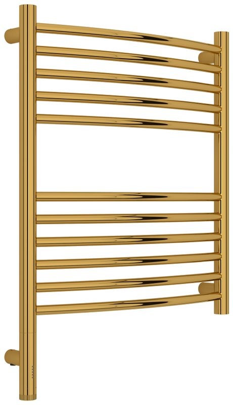 Полотенцесушитель электрический Сунержа Богема 3.1 03-6002-6050 70x55 см, подключение слева, золото, лесенка