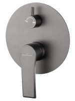 Душевой комплект Wonzon & Woghand Brilliant WW-88939079-BGM С ВНУТРЕННЕЙ ЧАСТЬЮ, темный графит