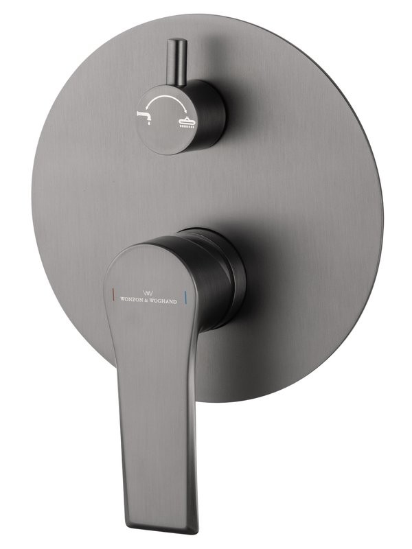 Душевой комплект Wonzon & Woghand Brilliant WW-88939079-BGM С ВНУТРЕННЕЙ ЧАСТЬЮ, темный графит