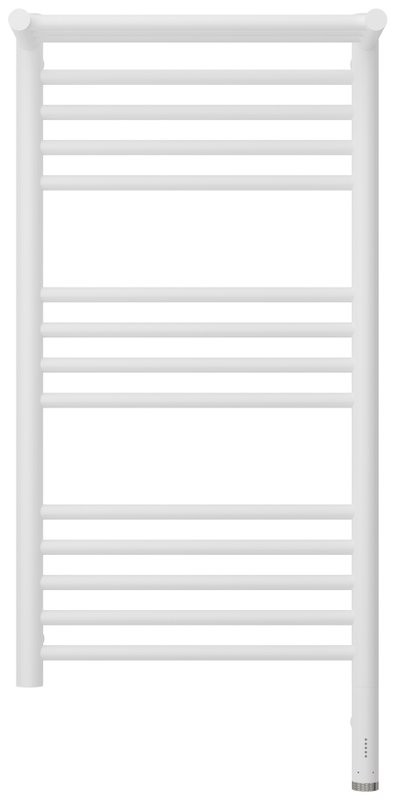 Полотенцесушитель электрический Сунержа Богема 3.1 30-6007-8040 90x45 см, подключение справа, матовый белый, лесенка, с полкой