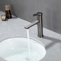 Смеситель для раковины Frap H899 F10899-19 оружейная сталь