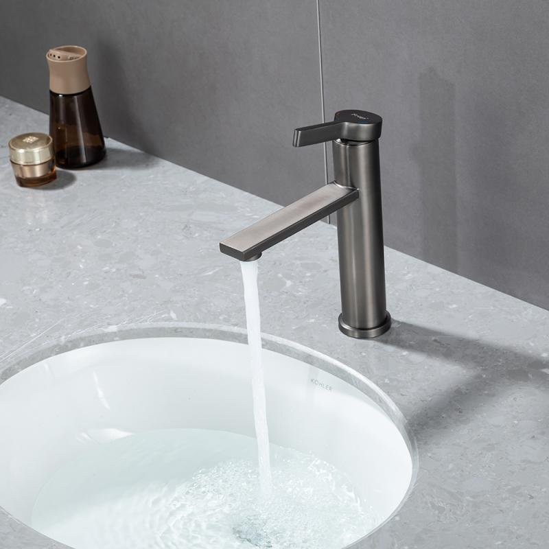 Смеситель для раковины Frap H899 F10899-19 оружейная сталь