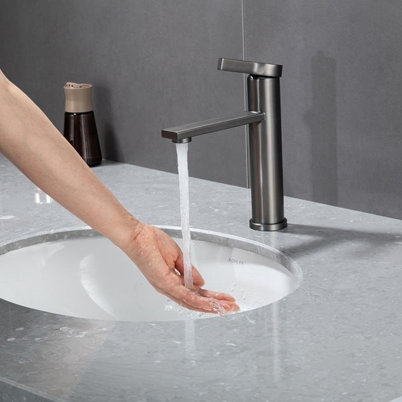 Смеситель для раковины Frap H899 F10899-19 оружейная сталь