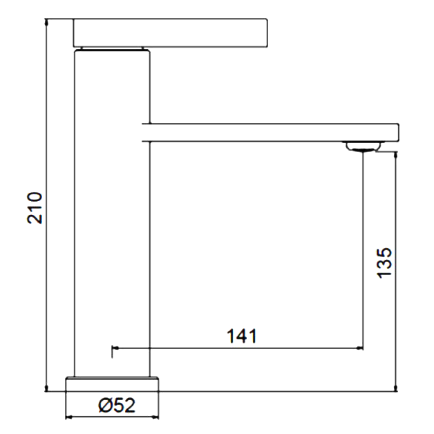 Смеситель для раковины Frap H899 F10899-19 оружейная сталь