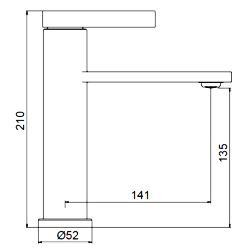Смеситель для раковины Frap H899 F10899-19 оружейная сталь