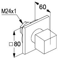 Переключатель потоков Kludi Decus 54847N175 брашированная бронза, на два потребителя